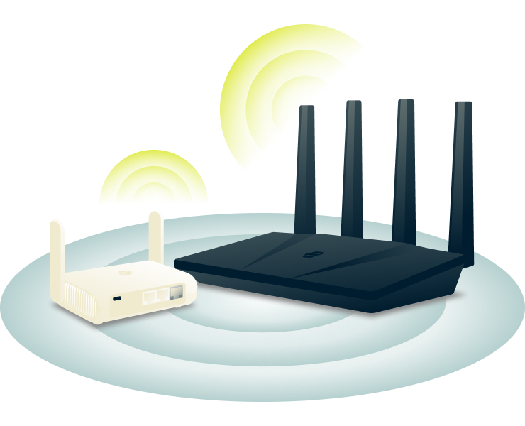 Vpn With Router@2x