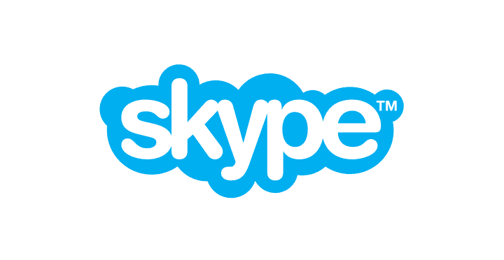 Skype logo.