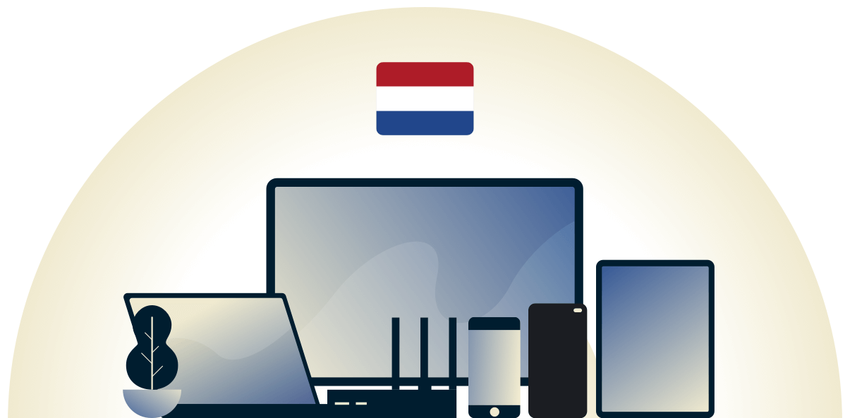 Netherlands VPN protecting a variety of devices.