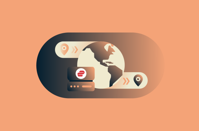 What happens when you change your VPN location?